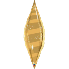 Large Taper Swirl Gold